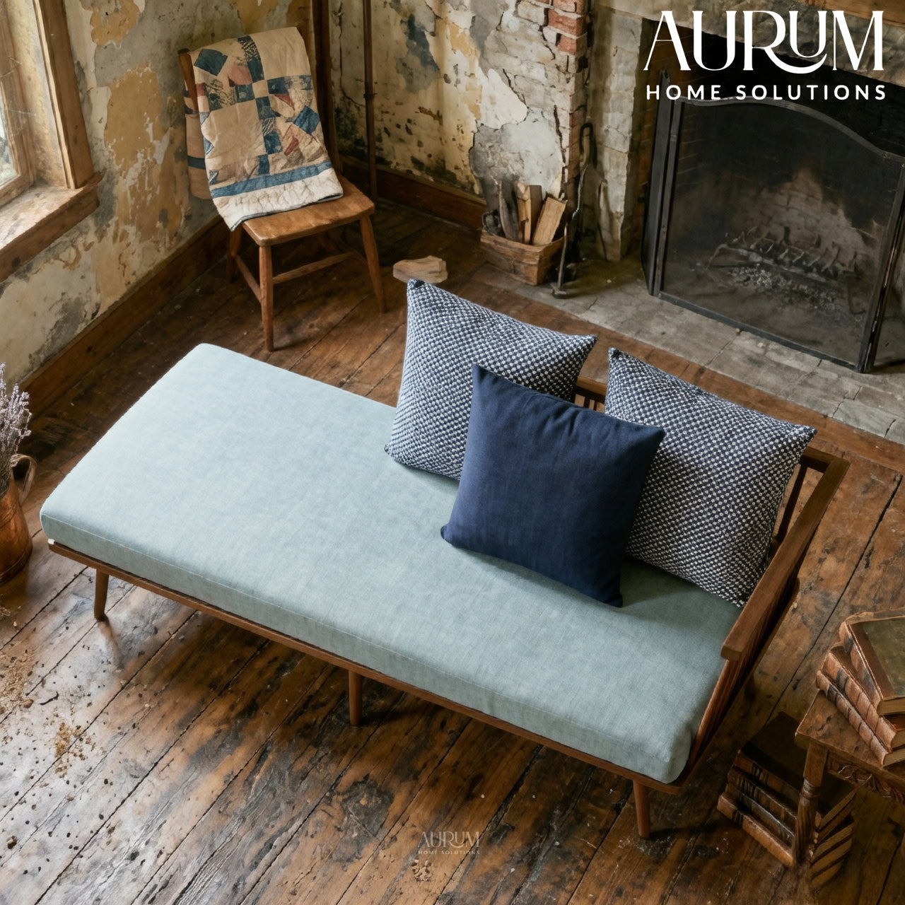 Versatile Teakwood Sofa-Bed Masterpiece
