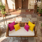 Handcrafted Traditional Indian Swing in Solid Wood