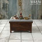 Provincial Teak Majesty Sheesham Wood Trunk