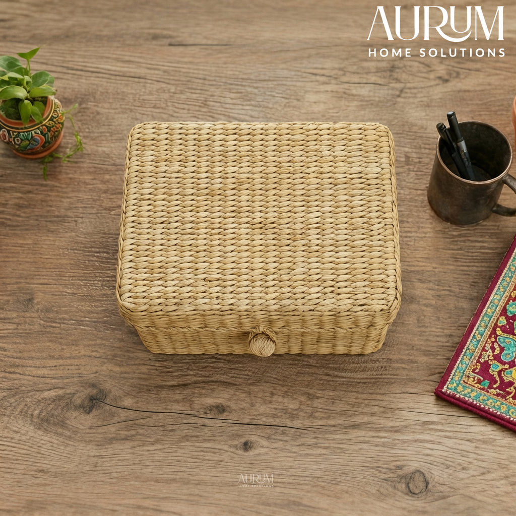 Storage Box with Lid | Kauna Keeper Organizer