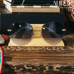 Spectacle Stand Bamboo Eyewear Holder | Modern Desk Organizer