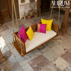 Handcrafted Traditional Indian Swing in Solid Wood