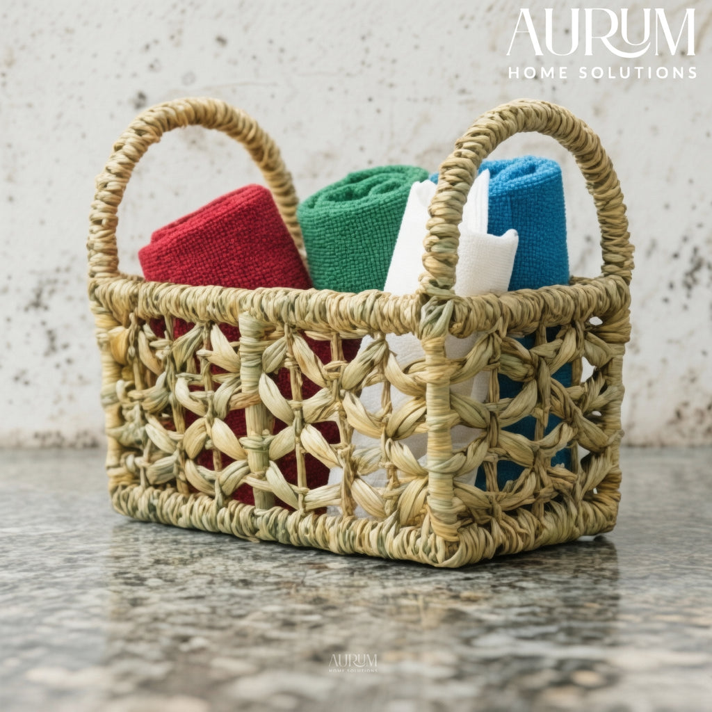 Organizer with Water Hyacinth | Terraka Storage Basket