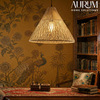 Rattan Hanging Lamp Reverie with Modern Cane Design