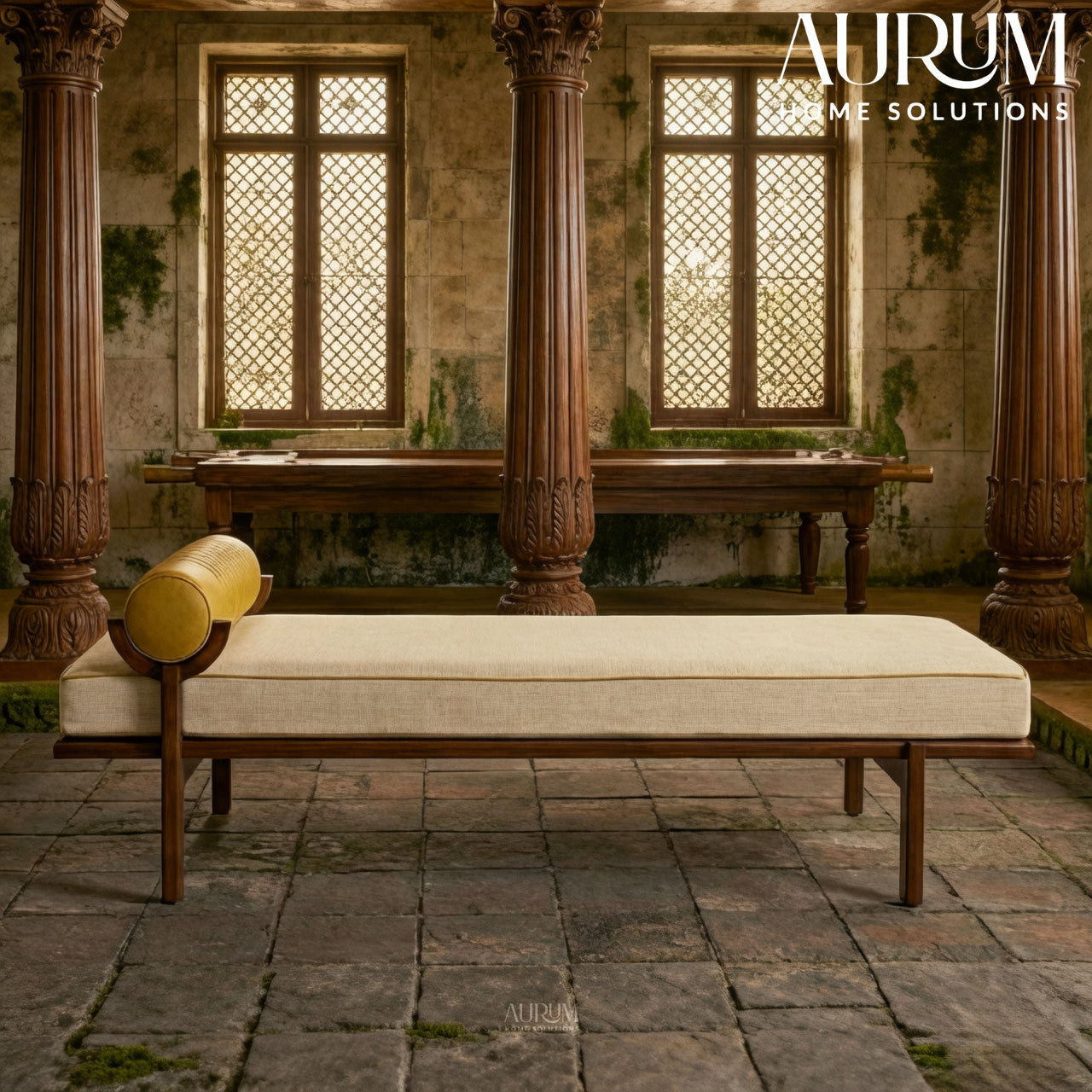 Comfort Oasis Bench with Cushion Stand