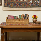 Aura Carry - Handwoven Rattan Tray