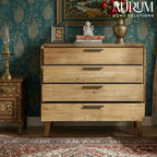 Aarna 4-Drawer Wooden Dressing Table