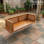 Handcrafted Cherry Brown Indian Swing