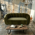 Emerald Luxe Velvet Sofa
