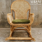 Rattan Rocking Chair | Dreamweave Handwoven Design for Indoors & Outdoors