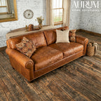 Classic Leather Cattleman Sofa