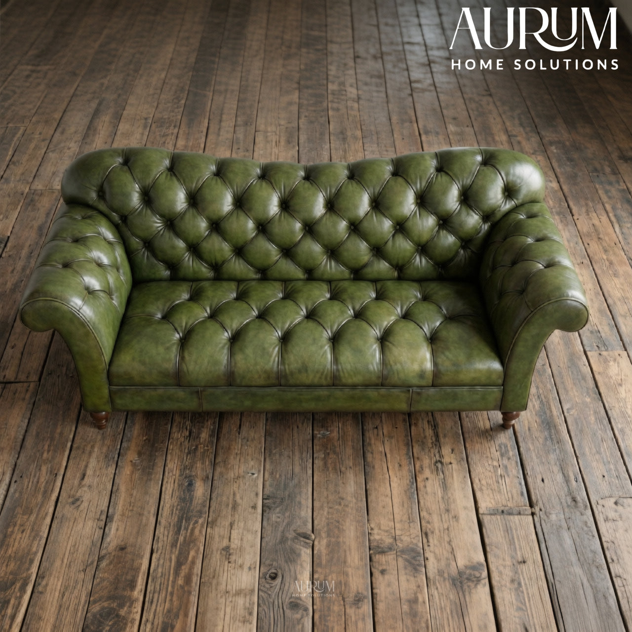 Danube Chesterfield Leather Sofa