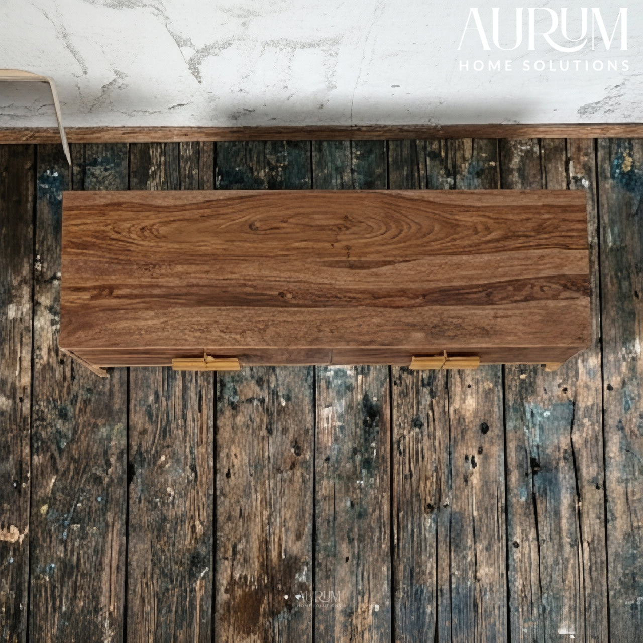Urban Shelves Mango Wood TV Console