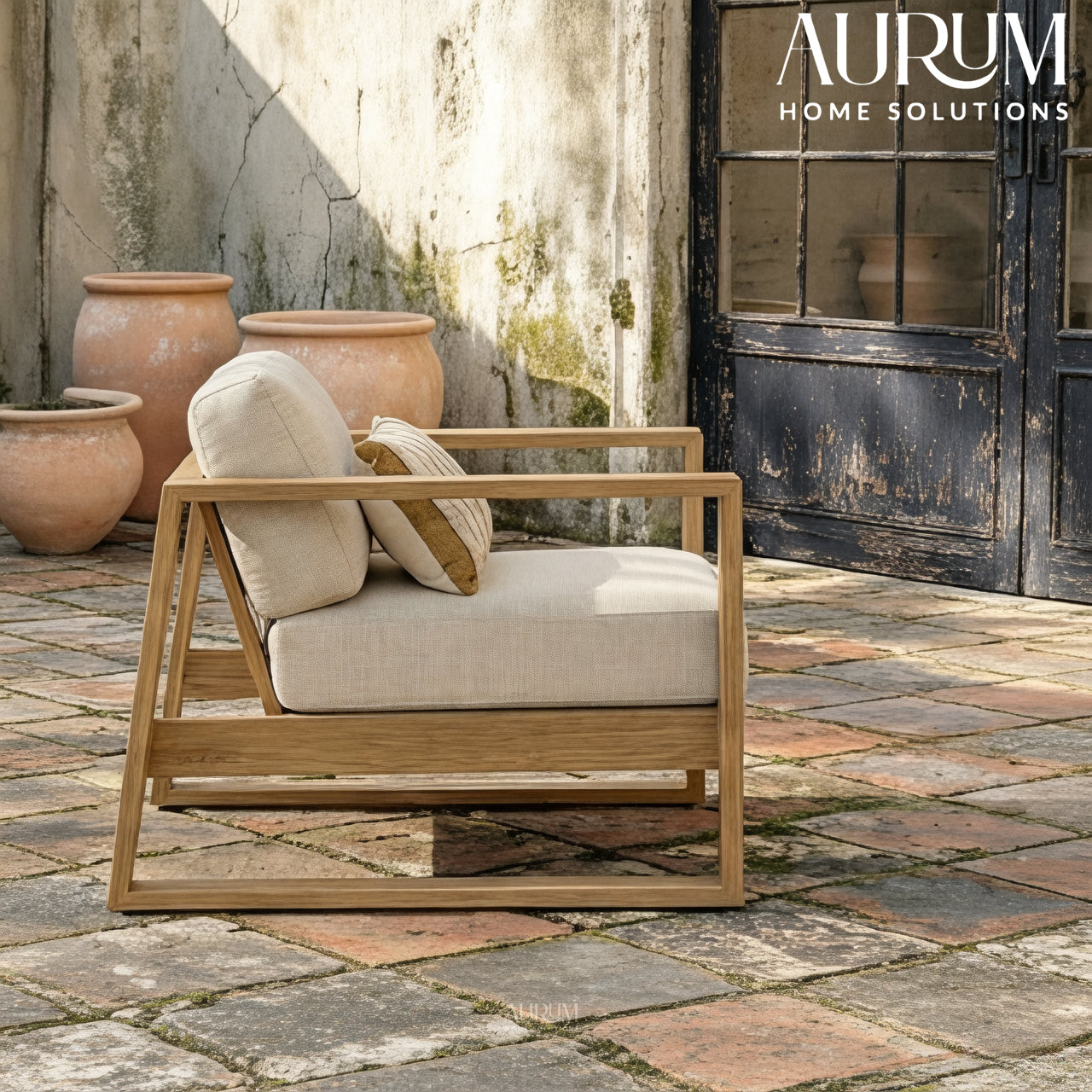 Teak Outdoor Lounge Chair