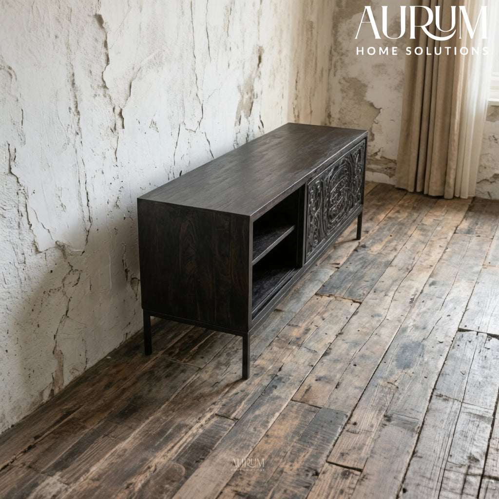 Heritage Hand-Carved TV Unit