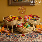 Trio Wicker - Natural Rattan Basket Set (Set of 3)