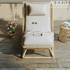 Lounger with Backrest for Indoor & Outdoor Comfort