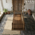 Elegant Teak Wood Hanging Swing