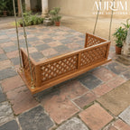 Handcrafted Cherry Brown Indian Swing