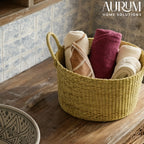 Laundry Basket with Handles | Vedixa Kauna Grass Storage