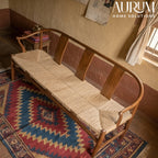 Artisan Weave Accent Bench