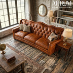 Warmth Brown Leather Sofa
