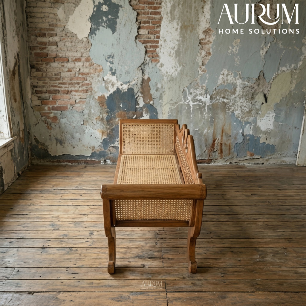 Heritage Rattan Teakwood Diwan
