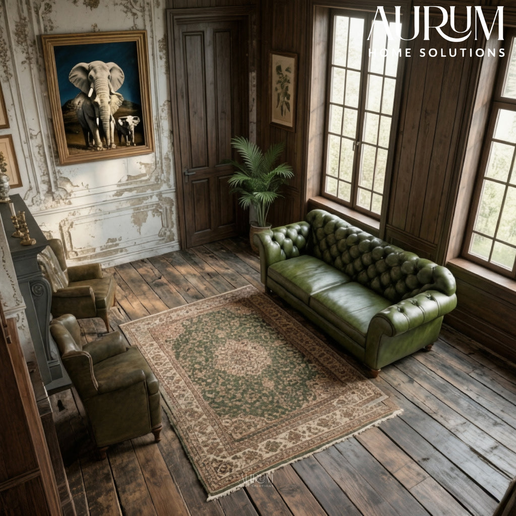 Danube Chesterfield Leather Sofa