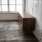 Modern Craft Ebony Mango TV Cabinet