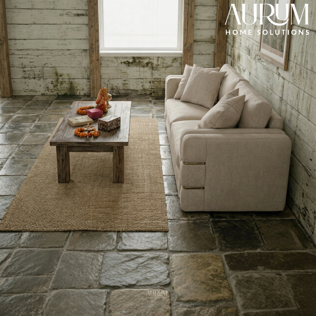 Ola Leather Sofa from the Cosmopolitan Collection