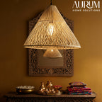 Rattan Hanging Lamp Reverie with Modern Cane Design