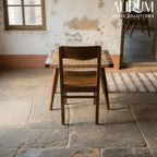 Zenith Teakwood Woven Stool