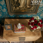 Aarna 4-Drawer Wooden Dressing Table