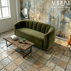 Emerald Luxe Velvet Sofa