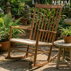 Handcrafted Teakwood Rocking Chair
