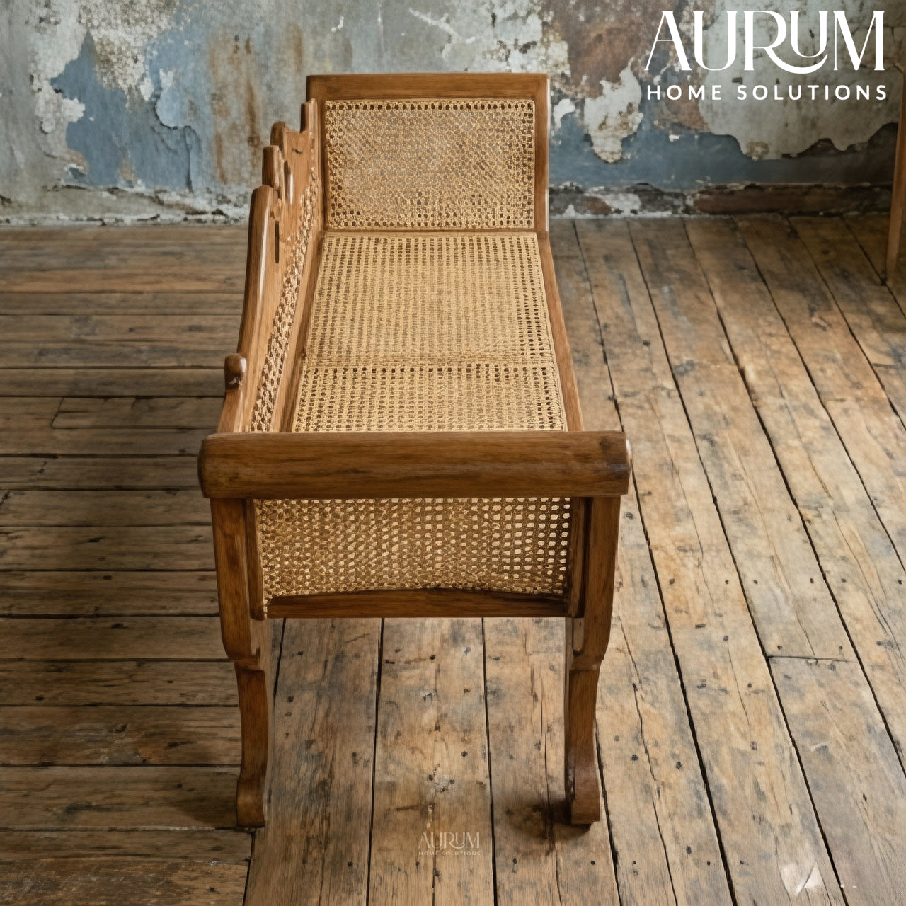 Heritage Rattan Teakwood Diwan