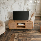Woven Door Media Console