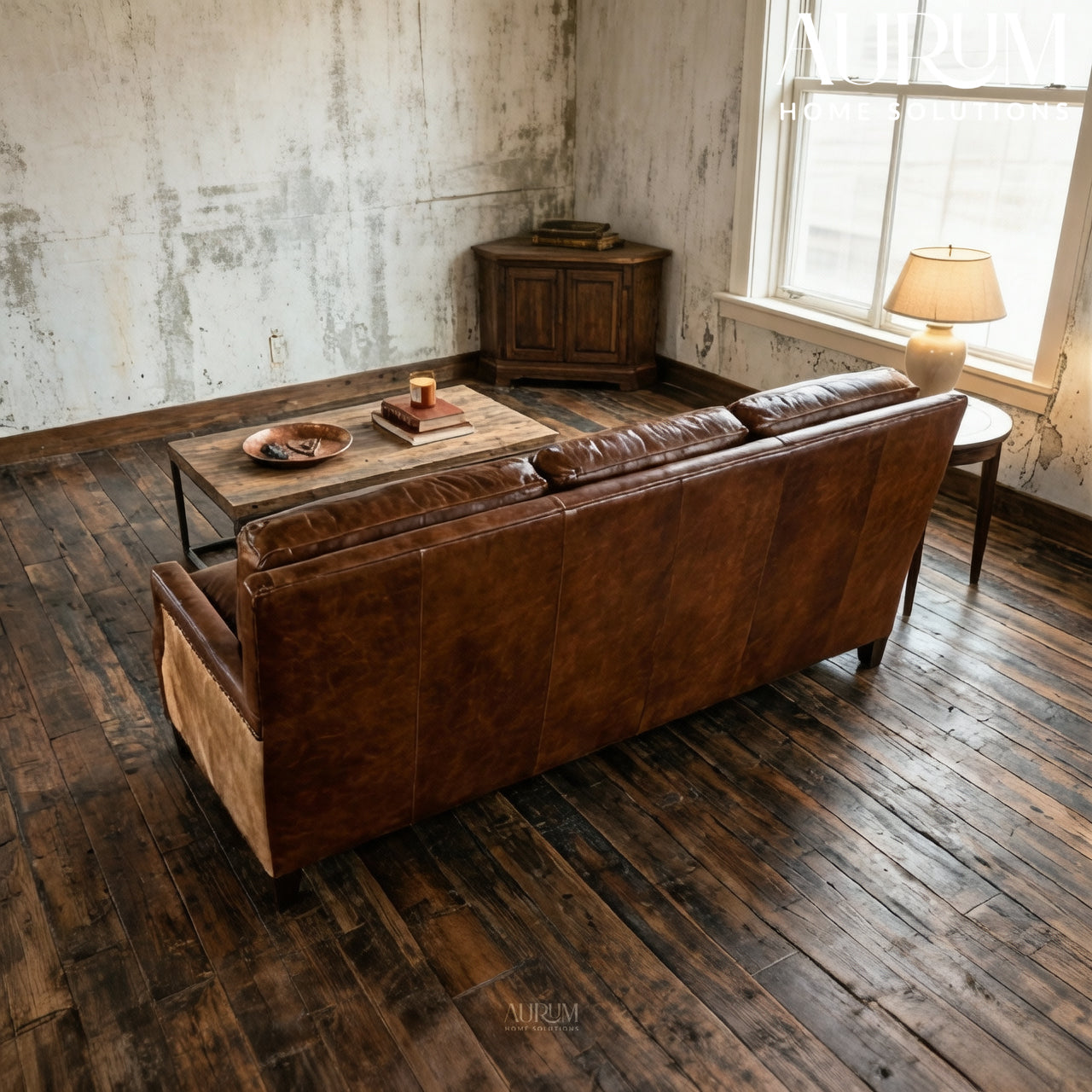 Olympia Leather Sofa