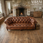 Legacy Brown Leather Sofa