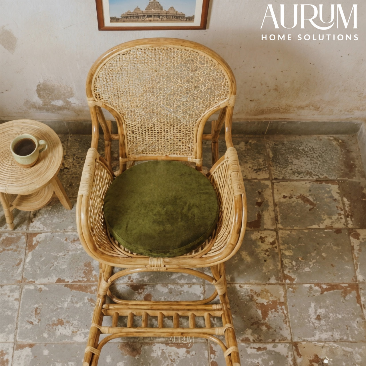 Rattan Rocking Chair | Dreamweave Handwoven Design for Indoors & Outdoors