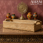 Aura Carry - Handwoven Rattan Tray