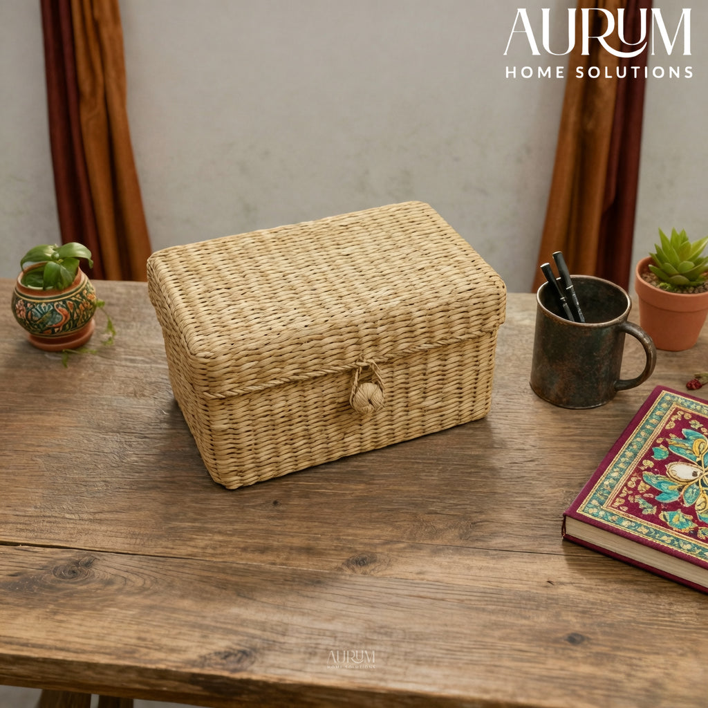 Storage Box with Lid | Kauna Keeper Organizer