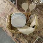 Organizer with Water Hyacinth | Rattanest Handle Storage Box
