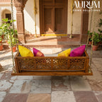 Handcrafted Traditional Indian Swing in Solid Wood