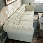 Regency Chesterfield Beige Sofa