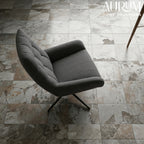 Elira Luxe Black Velvet Accent Chair