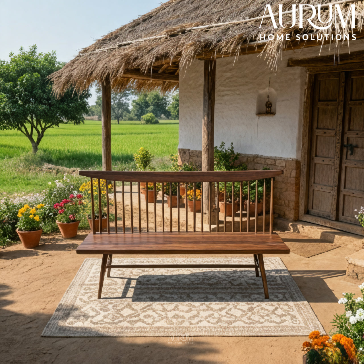Natural Harmony Teakwood Bench