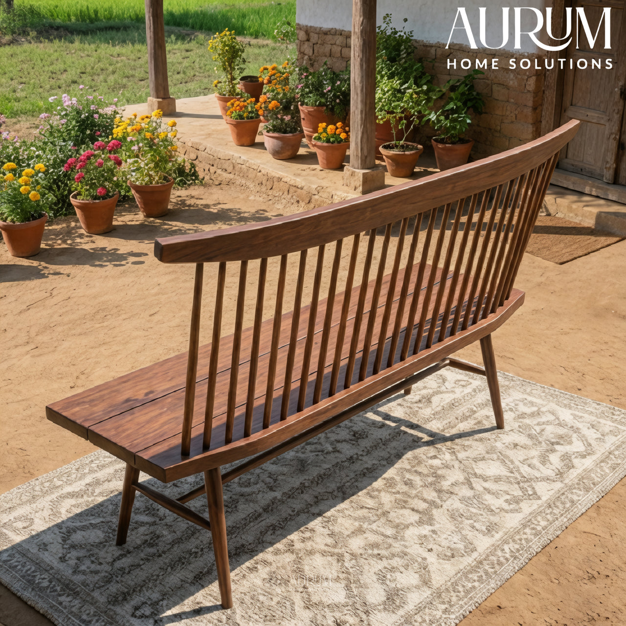 Natural Harmony Teakwood Bench