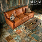 Royale Leather 3-Seater Sofa