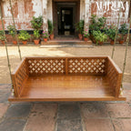 Handcrafted Cherry Brown Indian Swing